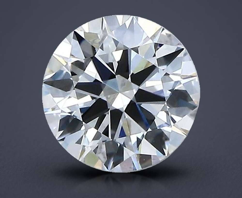 1.30ct F VS1 Rare Carat Ideal Cut Round Diamond