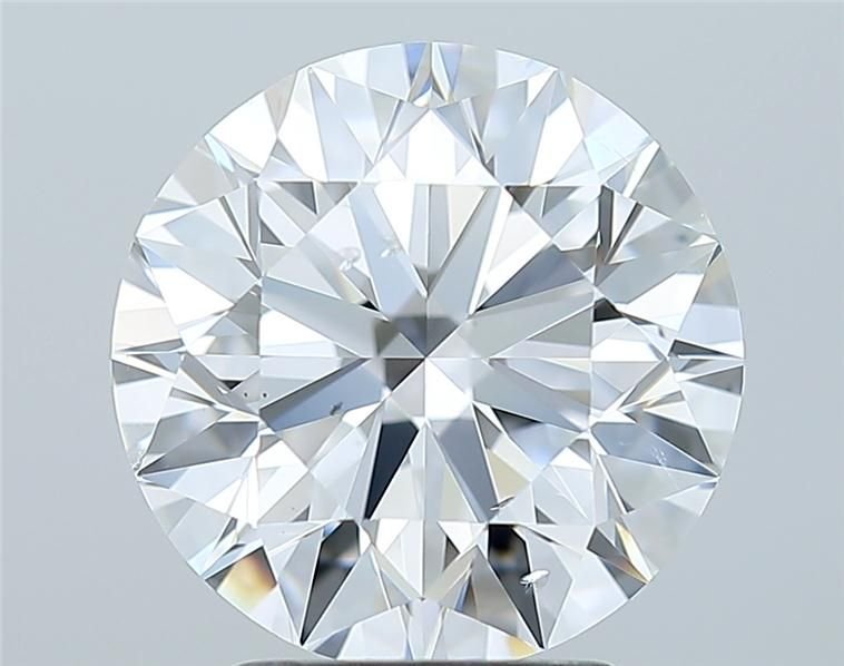 3.00ct D SI1 Rare Carat Ideal Cut Round Diamond