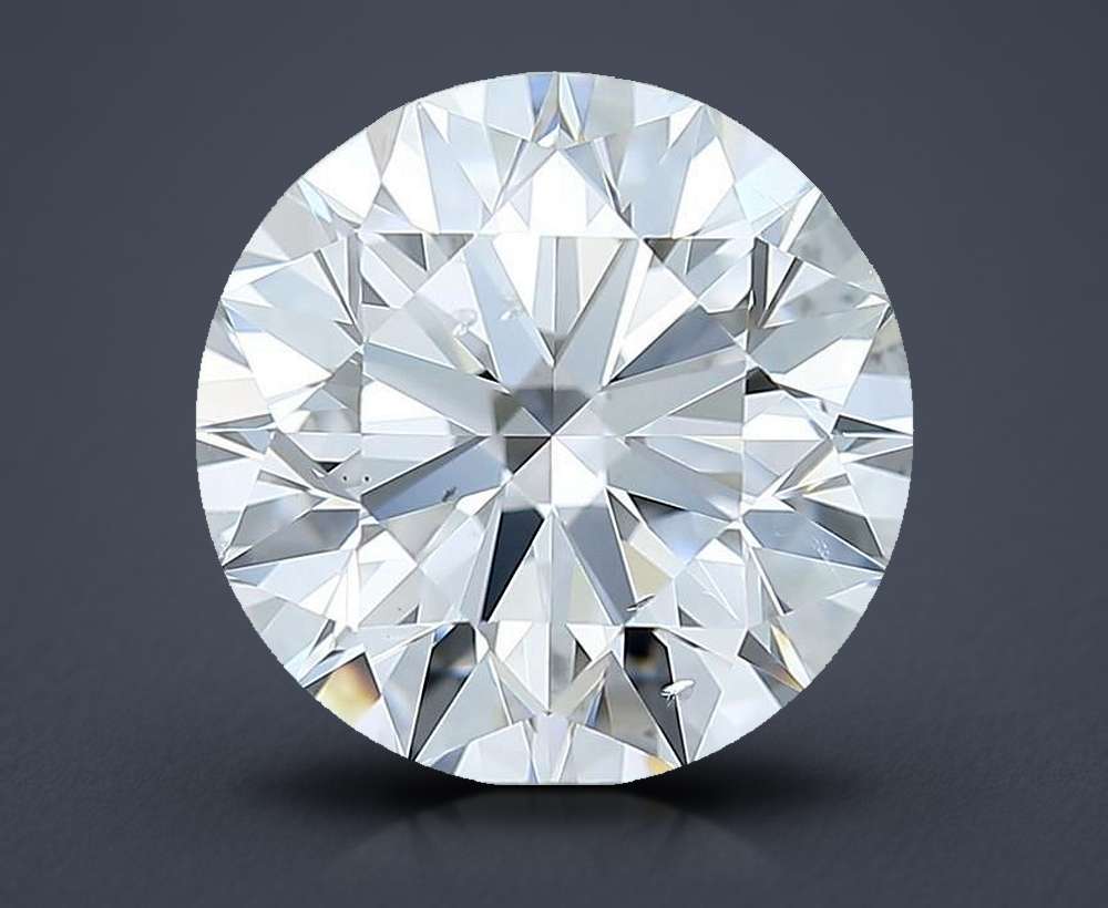 3.00ct D SI1 Rare Carat Ideal Cut Round Diamond