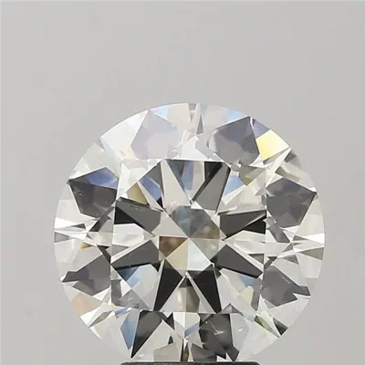 5.02ct I VS2 Rare Carat Ideal Cut Round Diamond