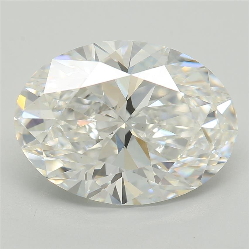 3.08ct E VS1 Rare Carat Ideal Cut Oval Lab Grown Diamond