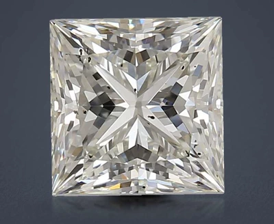 1.50ct K SI2 Rare Carat Ideal Cut Princess Diamond