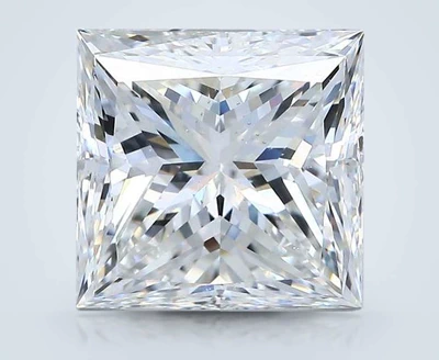 5.51ct G SI1 Very Good Cut Princess Diamond