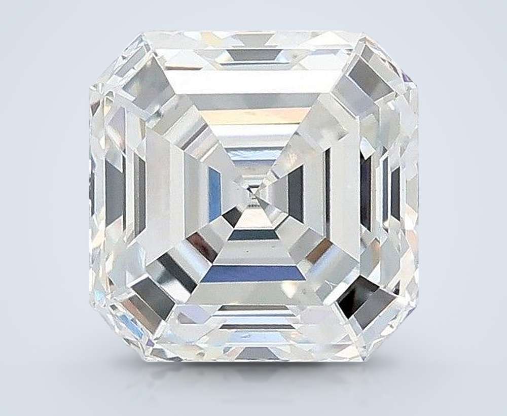 3.05ct E VS1 Rare Carat Ideal Cut Asscher Lab Grown Diamond