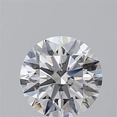 2.04ct E SI1 Rare Carat Ideal Cut Round Diamond