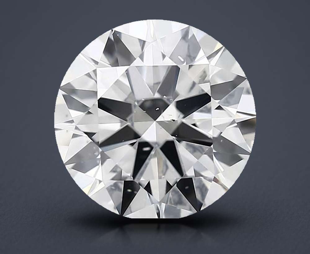 4.01ct D SI2 Rare Carat Ideal Cut Round Diamond