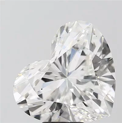 8.51ct F VS2 Rare Carat Ideal Cut Heart Lab Grown Diamond