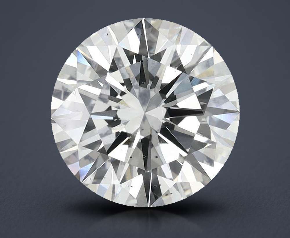 4.02ct F SI1 Excellent Cut Round Lab Grown Diamond