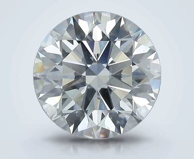 5.01ct H SI2 Rare Carat Ideal Cut Round Diamond