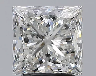 2.50ct H SI2 Rare Carat Ideal Cut Princess Diamond