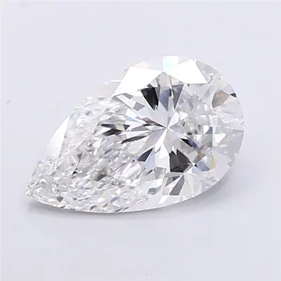 6.01ct F VVS2 Rare Carat Ideal Cut Pear Lab Grown Diamond