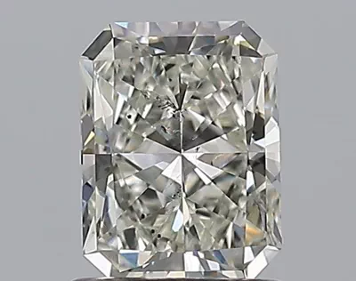 1.00ct J SI2 Rare Carat Ideal Cut Radiant Diamond
