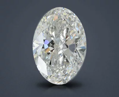 6.35ct F VVS2 Rare Carat Ideal Cut Oval Lab Grown Diamond