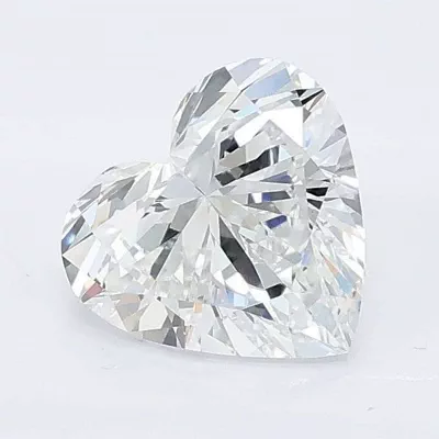 1.08ct D VVS2 Very Good Cut Heart Lab Grown Diamond