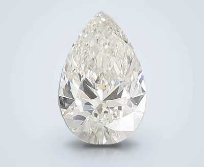 5.02ct H VVS2 Rare Carat Ideal Cut Pear Lab Grown Diamond