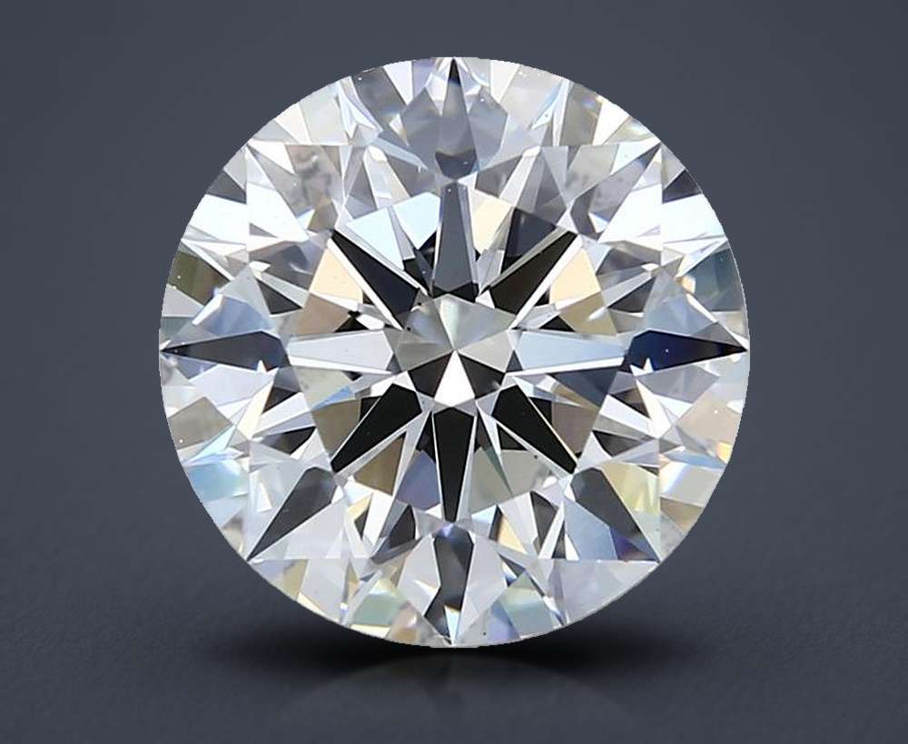 4.53ct F VS1 Rare Carat Ideal Cut Round Lab Grown Diamond