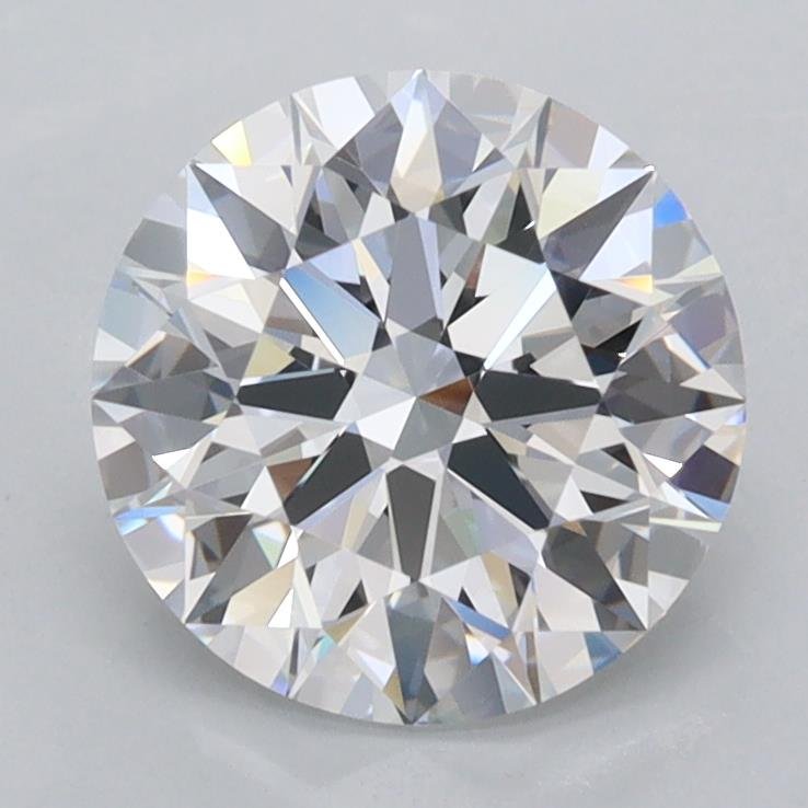 2.00ct D FL Rare Carat Ideal Cut Round Lab Grown Diamond