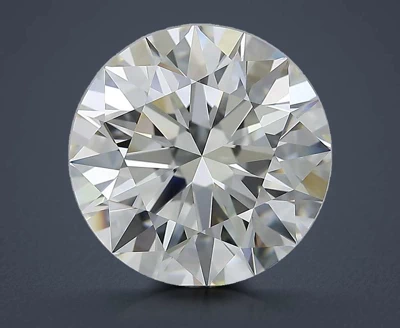 7.01ct K VVS2 Rare Carat Ideal Cut Round Diamond