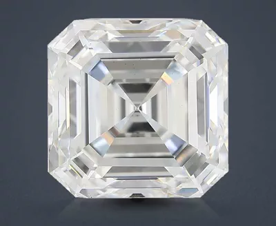 12.35ct F VS2 Rare Carat Ideal Cut Asscher Lab Grown Diamond