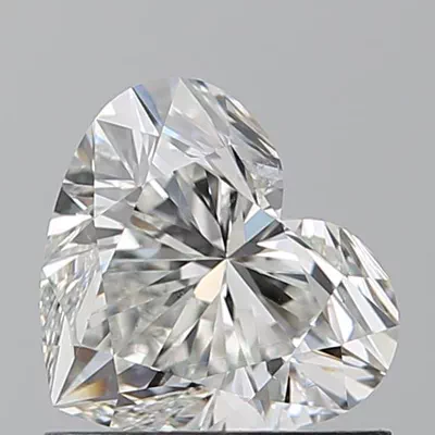 0.90ct H SI1 Rare Carat Ideal Cut Heart Diamond