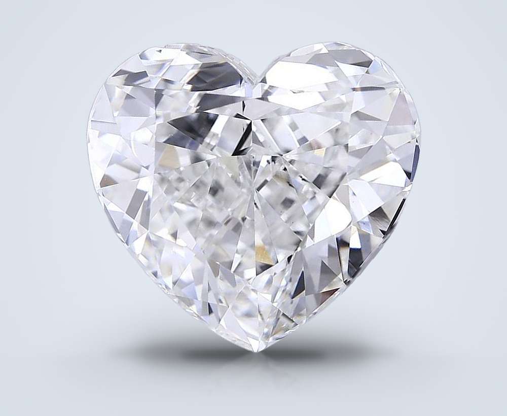 18.12ct F VS2 Rare Carat Ideal Cut Heart Lab Grown Diamond
