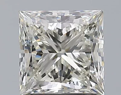 1.70ct K VS2 Rare Carat Ideal Cut Princess Diamond