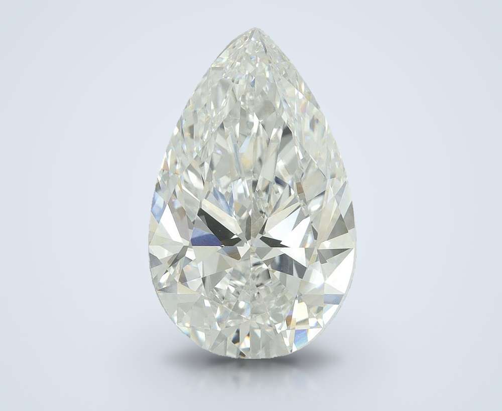 10.76ct F VVS2 Rare Carat Ideal Cut Pear Lab Grown Diamond