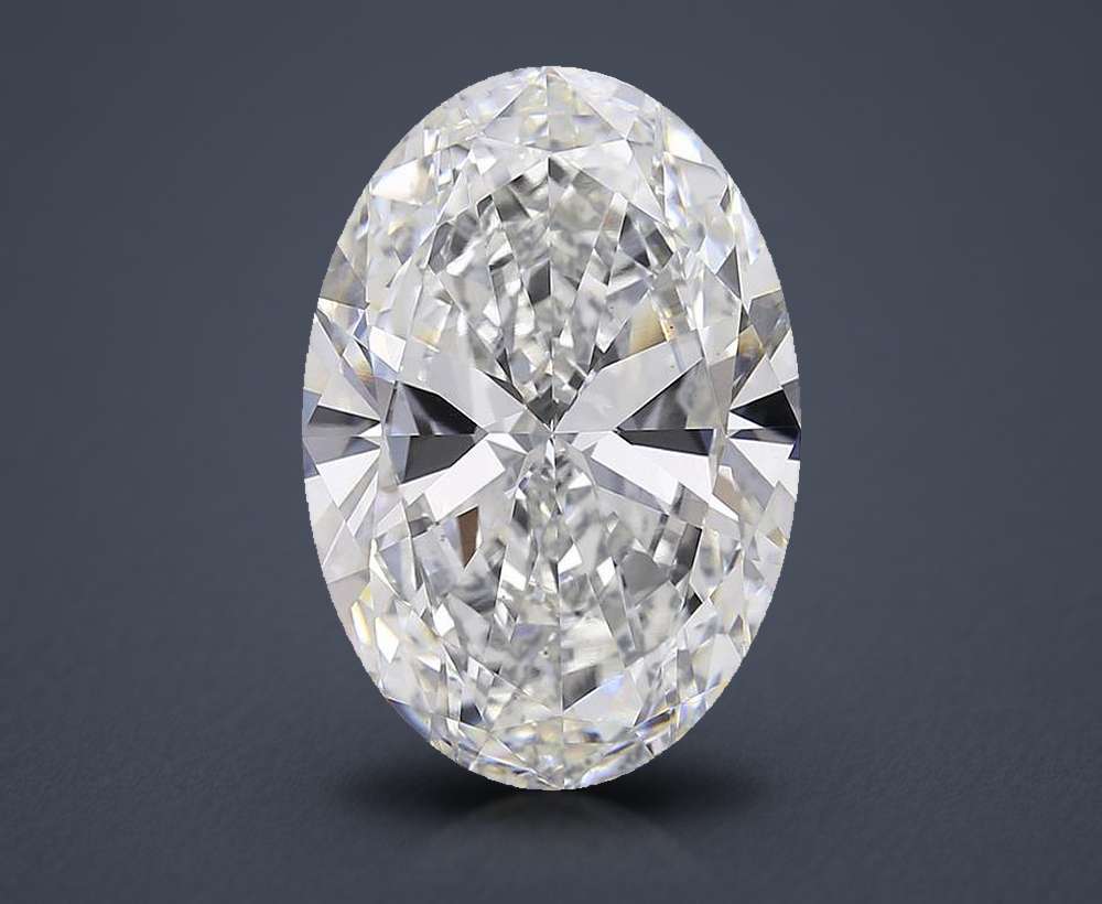 15.00ct F VS1 Very Good Cut Oval Lab Grown Diamond
