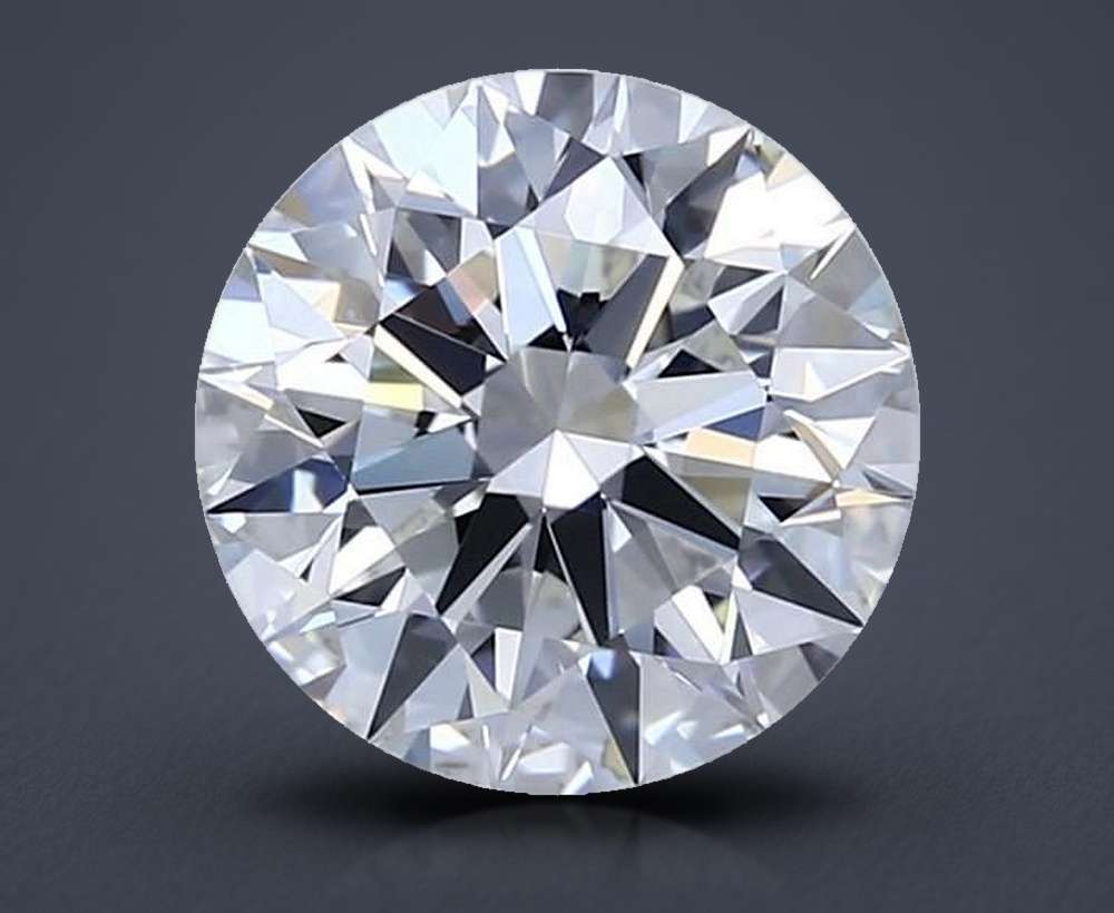 2.26ct H IF Rare Carat Ideal Cut Round Diamond