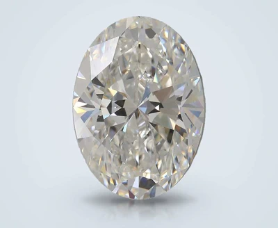 5.09ct F VVS2 Rare Carat Ideal Cut Oval Lab Grown Diamond