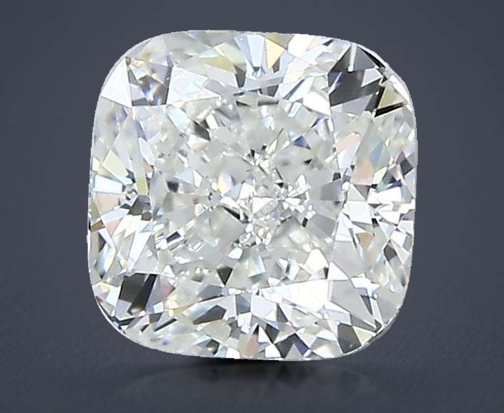 1.51ct H VS2 Rare Carat Ideal Cut Cushion Diamond