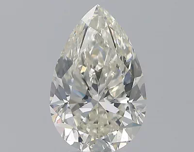 3.01ct K SI2 Rare Carat Ideal Cut Pear Diamond