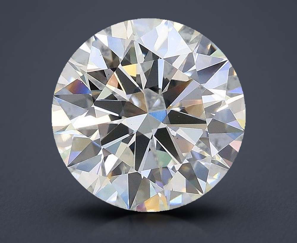 2.73ct G VS2 Rare Carat Ideal Cut Round Lab Grown Diamond