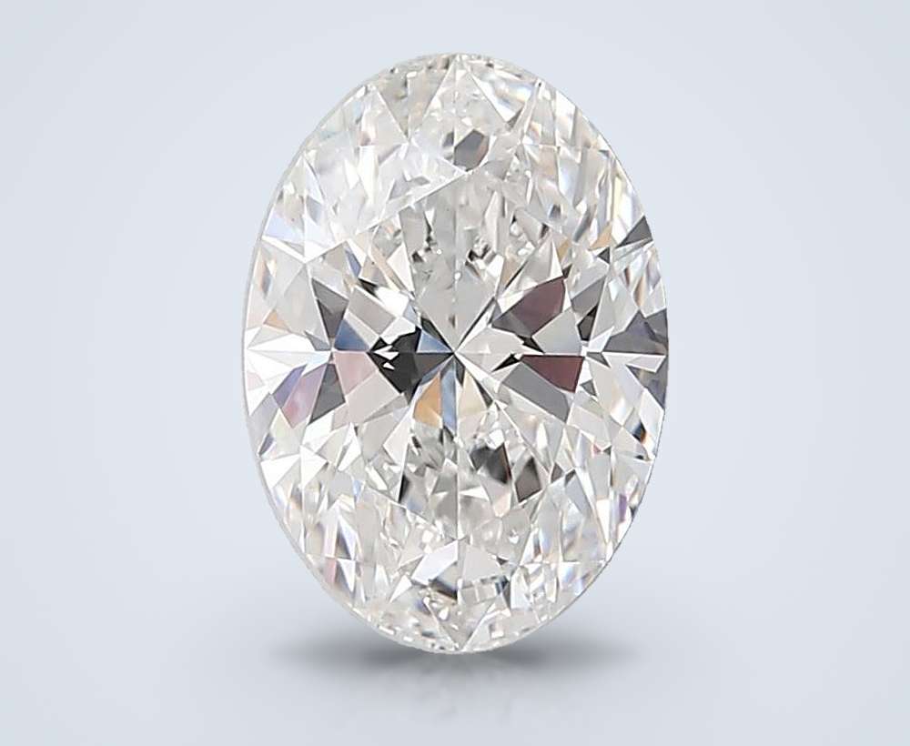 4.54ct E VS1 Rare Carat Ideal Cut Oval Lab Grown Diamond