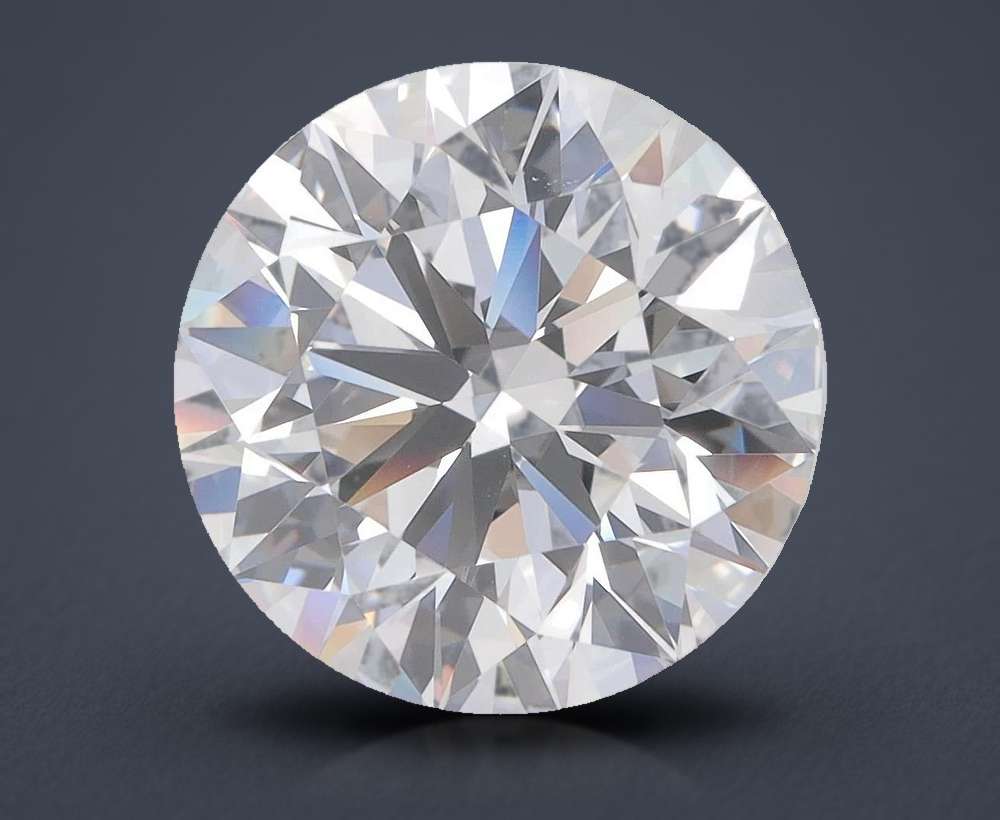 5.28ct D VVS2 Rare Carat Ideal Cut Round Lab Grown Diamond