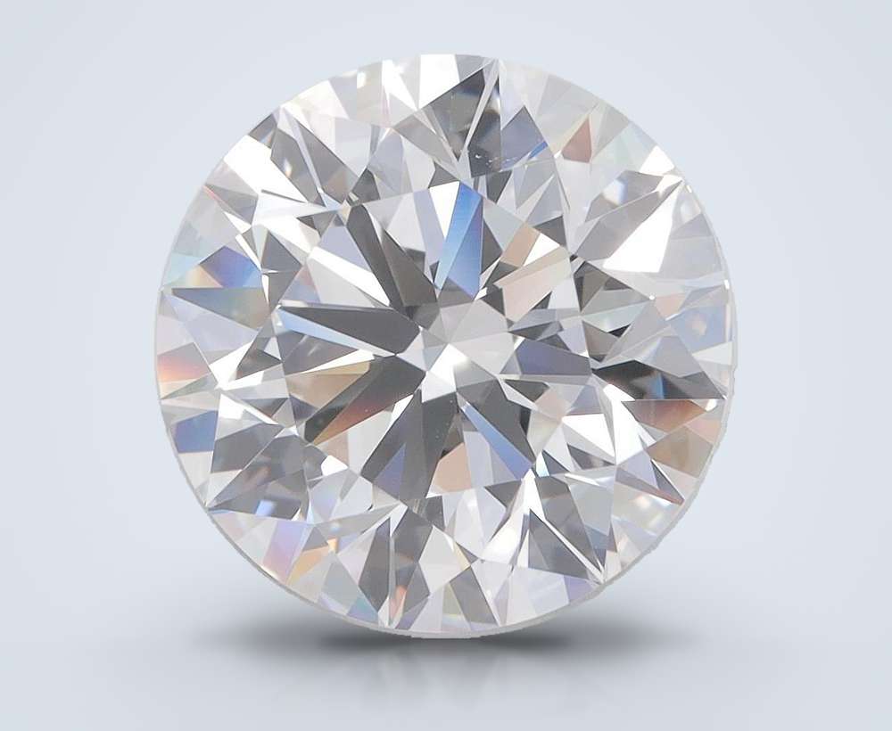 5.28ct D VVS2 Rare Carat Ideal Cut Round Lab Grown Diamond