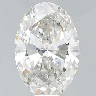 6.68ct H VS1 Rare Carat Ideal Cut Oval Lab Grown Diamond