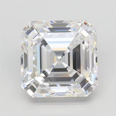 7.02ct D VVS2 Rare Carat Ideal Cut Asscher Lab Grown Diamond