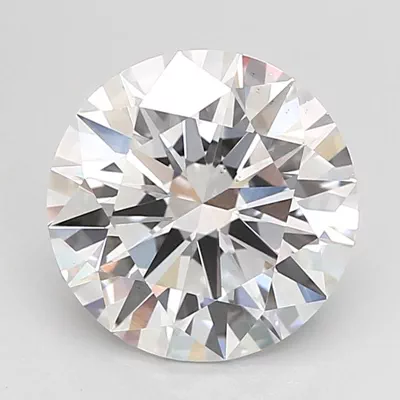 3.06ct D VS2 Rare Carat Ideal Cut Round Lab Grown Diamond