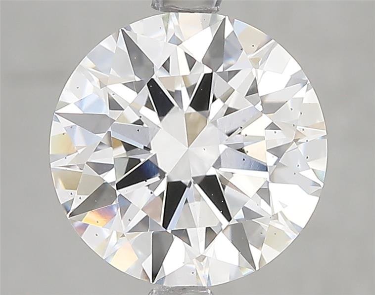 3.05ct F SI1 Rare Carat Ideal Cut Round Lab Grown Diamond