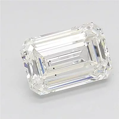 1.53ct F VS1 Rare Carat Ideal Cut Emerald Lab Grown Diamond