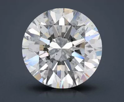 3.02ct H SI1 Rare Carat Ideal Cut Round Diamond