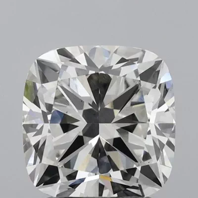 2.31ct H VS2 Rare Carat Ideal Cut Cushion Lab Grown Diamond