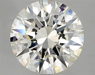 4.01ct K SI1 Excellent Cut Round Diamond