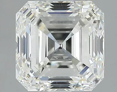 2.47ct I VVS1 Very Good Cut Asscher Diamond
