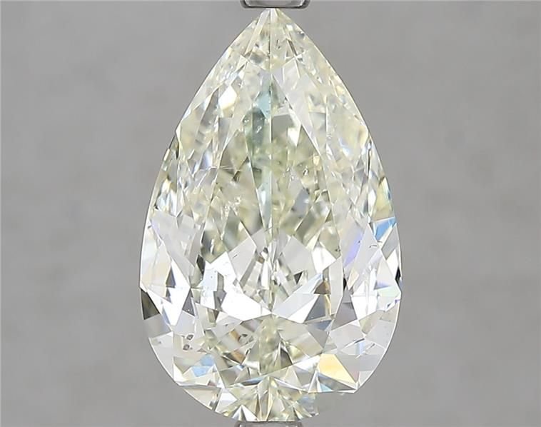2.70ct K SI1 Rare Carat Ideal Cut Pear Diamond
