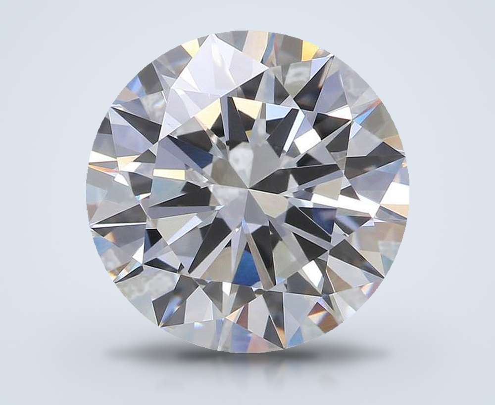 4.54ct E VVS2 Excellent Cut Round Lab Grown Diamond