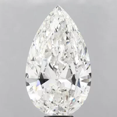 12.09ct G VVS2 Rare Carat Ideal Cut Pear Lab Grown Diamond
