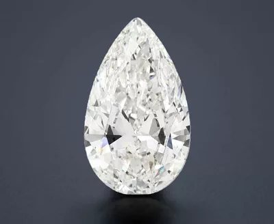 12.09ct G VVS2 Rare Carat Ideal Cut Pear Lab Grown Diamond