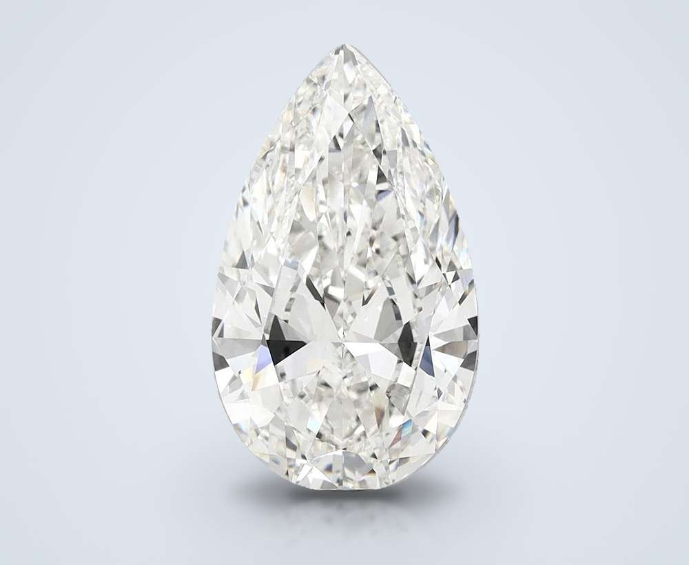 12.09ct G VVS2 Rare Carat Ideal Cut Pear Lab Grown Diamond